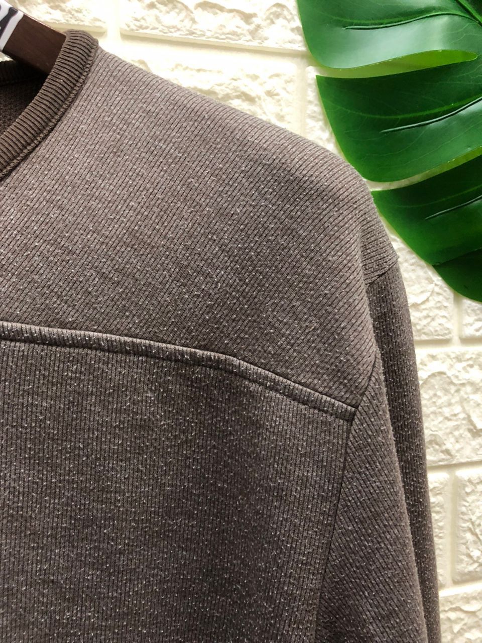 J.Crew Brown Merino Wool Blend Sweater Size US L / EU 52-54 / 3 - 9 Thumbnail
