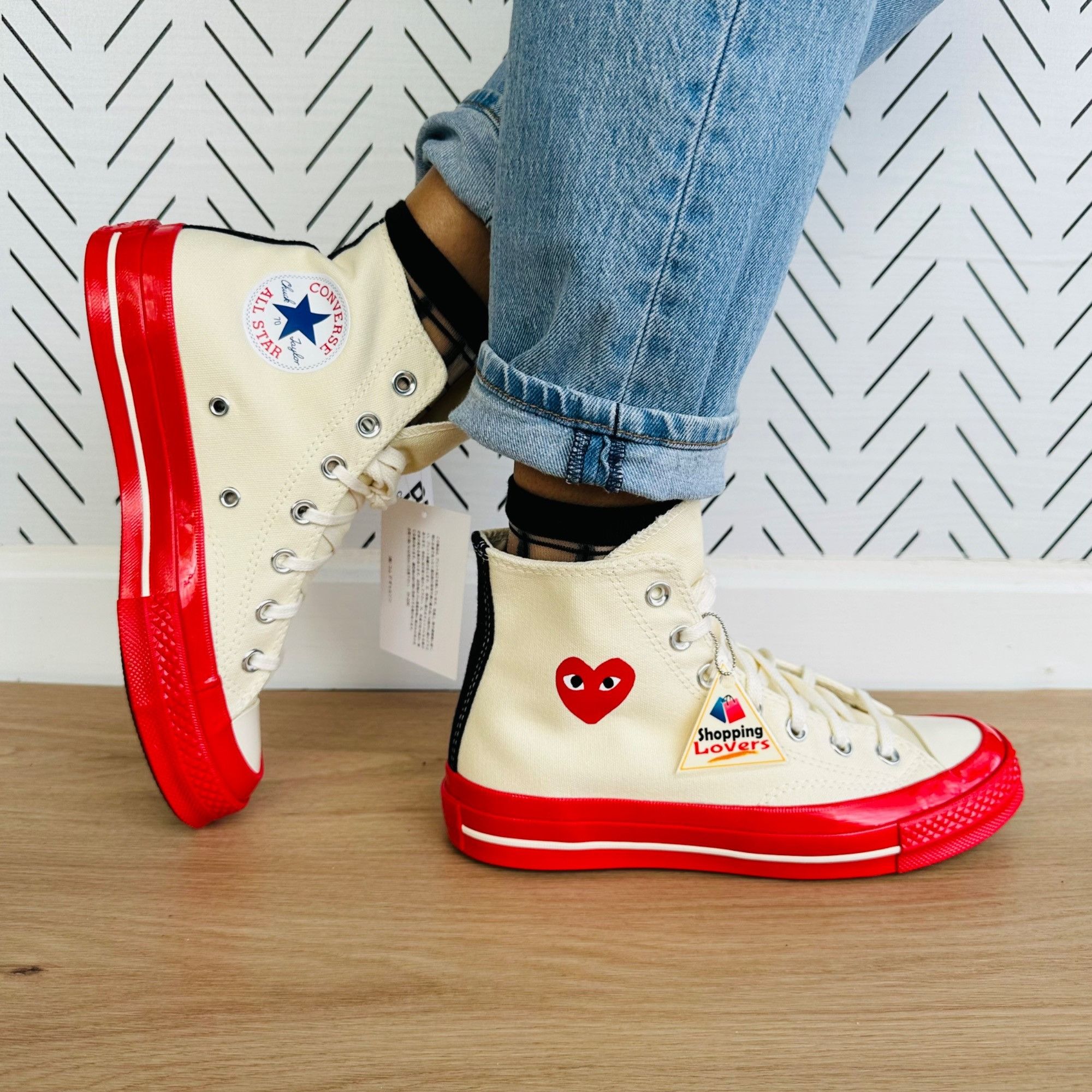 ❤️Converse Chuck All Star 70 Hi Comme des Garcons PLAY 10.5