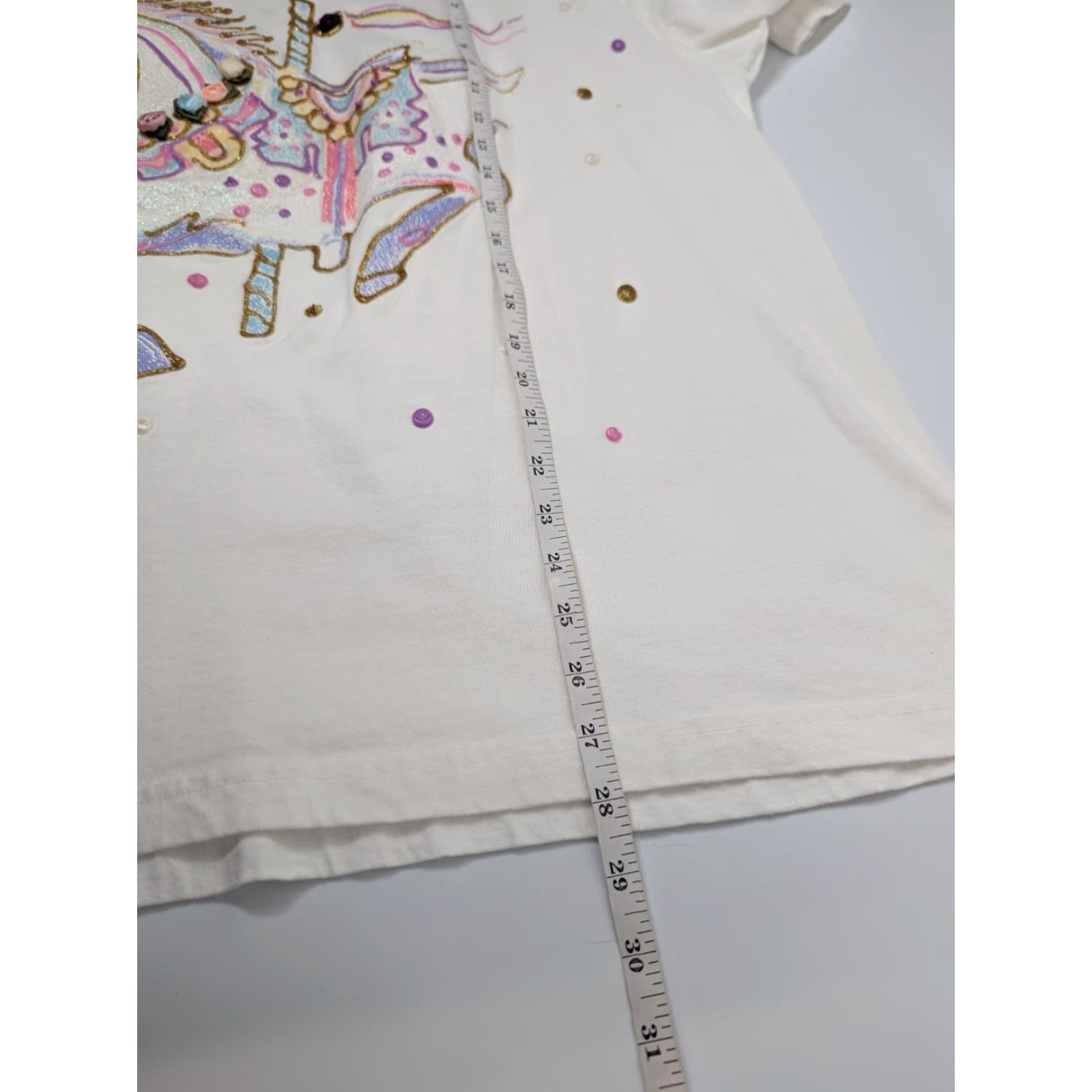Vintage VINTAGE Fast Fashion of California Shirt One Size White 90s Crew Neck Short Sleeve Cotton Knit Men T-Shirt Graphic Print 90s Vintage Size US M / EU 48-50 / 2 - 7 Thumbnail