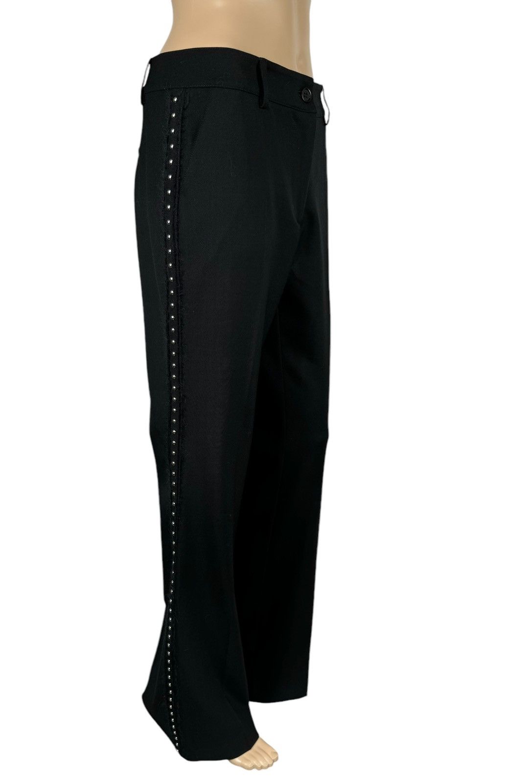 Other Parosh Flared Dress Pants Decorated Wool size M Size 28" / US 6 / IT 42 - 3 Thumbnail