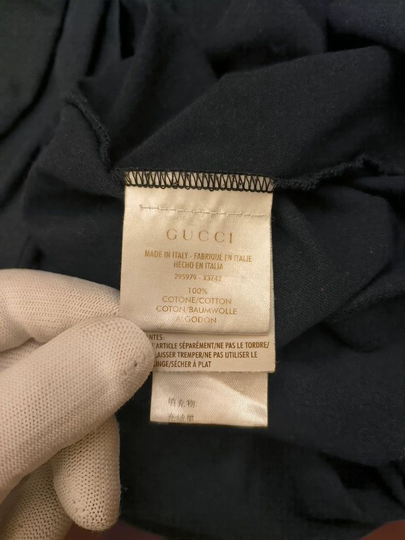 Gucci Gucci Men's Blue Short Sleeve T-shirt-2508 Size US L / EU 52-54 / 3 - 5 Thumbnail