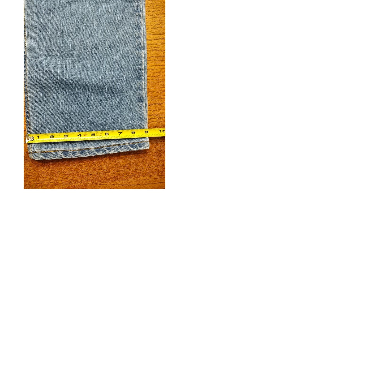 Levi's VINTAGE Levi's 550 Jeans Mens Baggy Relaxed Light Blue Denim 37x37 5-Pocket ZIp Closure 90s Y2K USA Jeans Mens Size US 37 - 9 Thumbnail