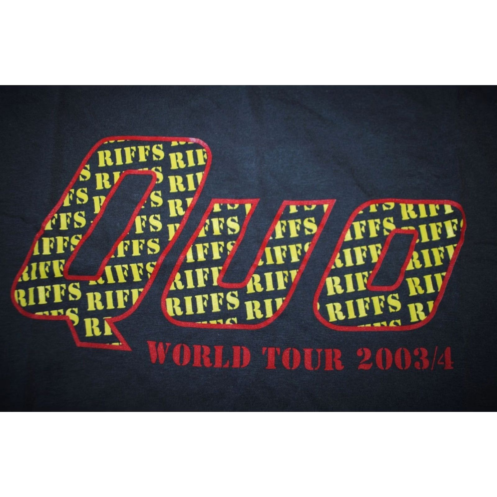 Vintage VINTAGE Status Quo 2003-2004 Riffs World Tour T-Shirt Gray XL Mens Shirt Size US XL / EU 56 / 4 - 2 Thumbnail