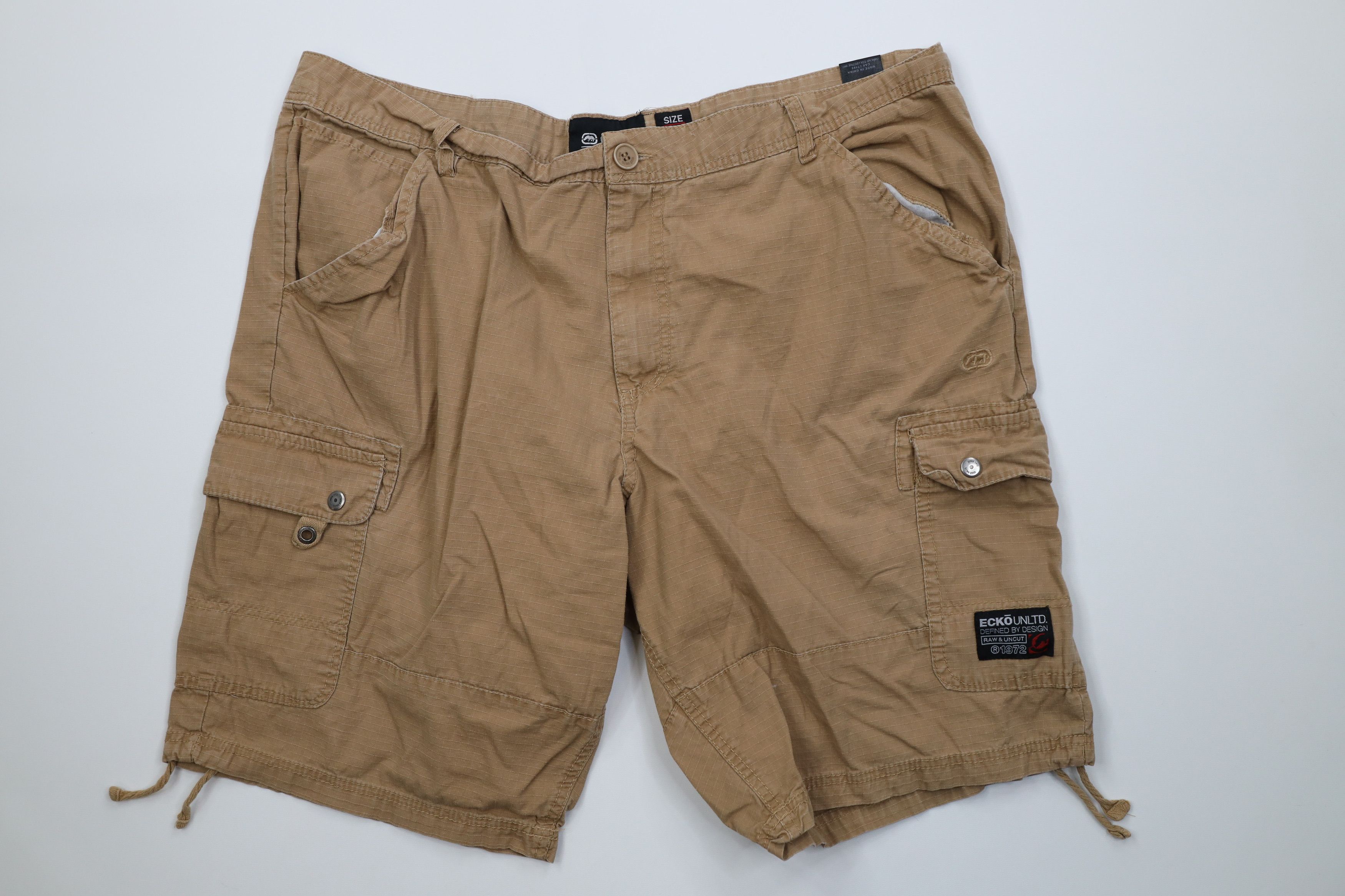 Ecko Unltd. Vintage 90s Y2K Ecko Ripstop Surplus Cargo Shorts Cotton Size US 42 / EU 58 - 1 Thumbnail