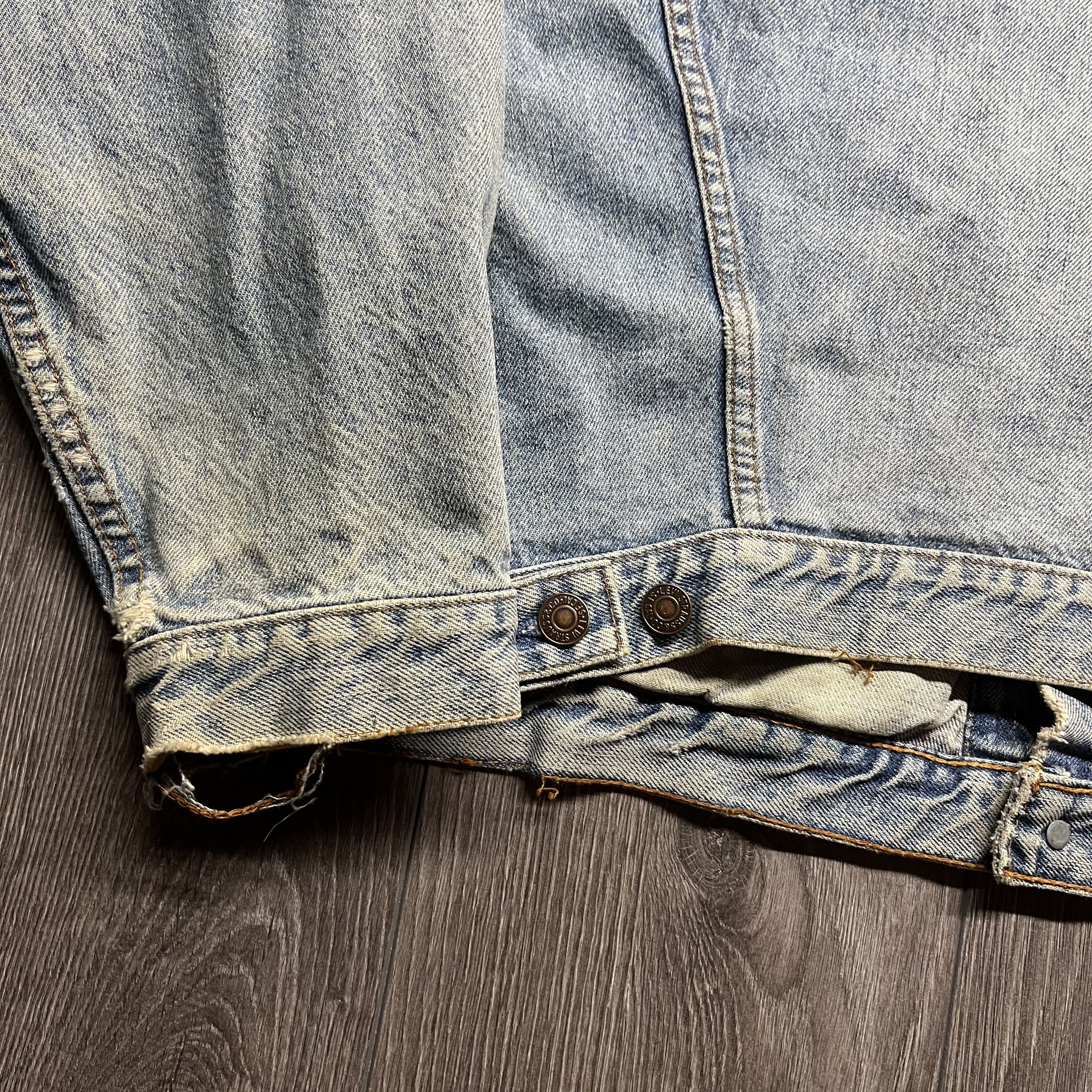 Levi's × Vintage Vintage Levis Strauss 1990s Denim Trucker Jacket XL Size US XL / EU 56 / 4 - 12 Thumbnail