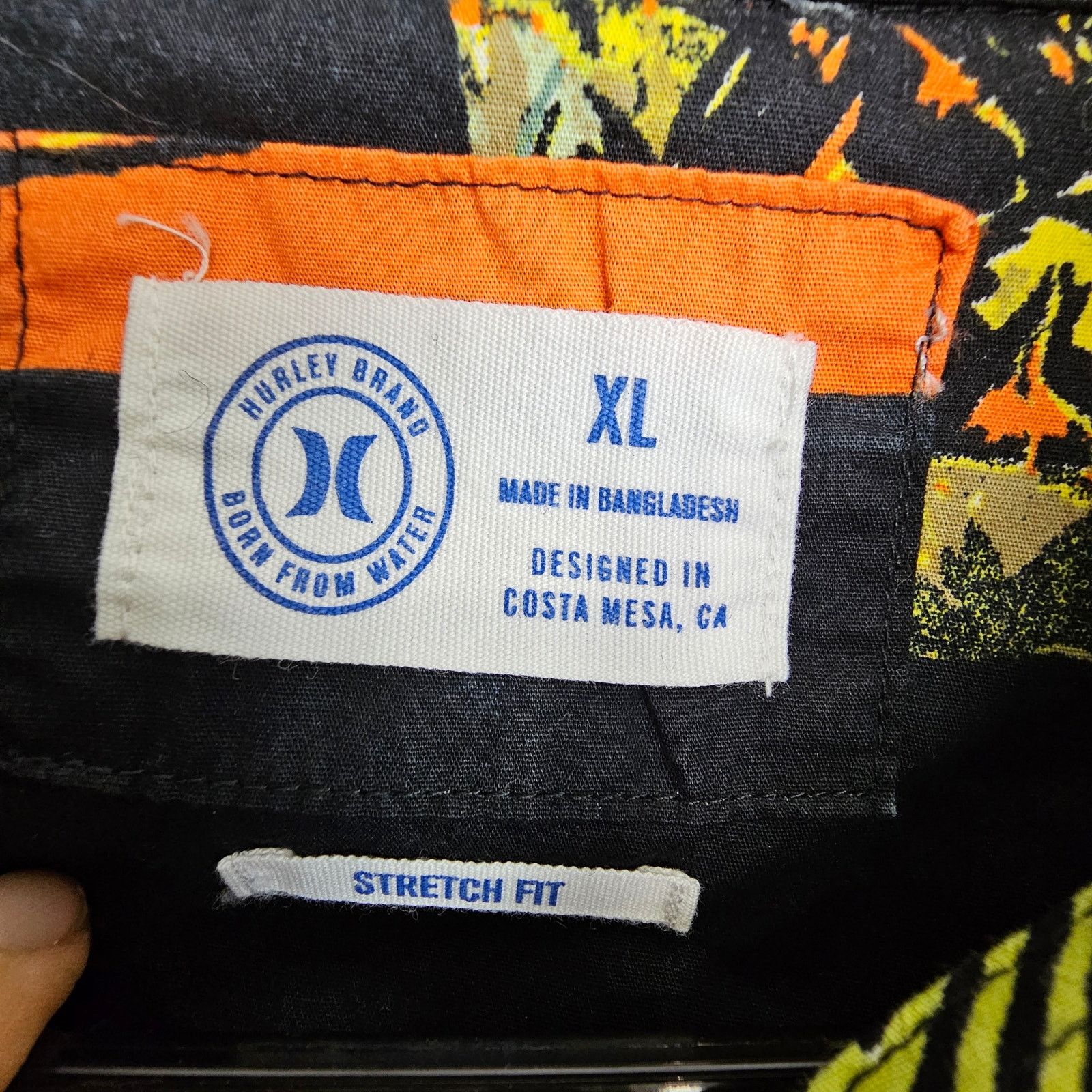 Hurley Hurley Mens Tropical Hawaiian Shirt Toucan Pineapple Print Size US XL / EU 56 / 4 - 6 Thumbnail