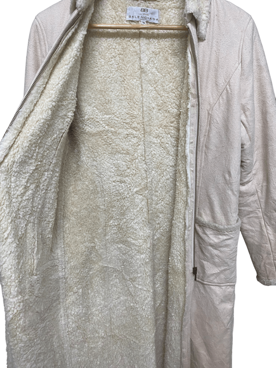 Balenciaga Balenciaga Deep Fleece Long Coat Size S / US 4 / IT 40 - 4 Thumbnail