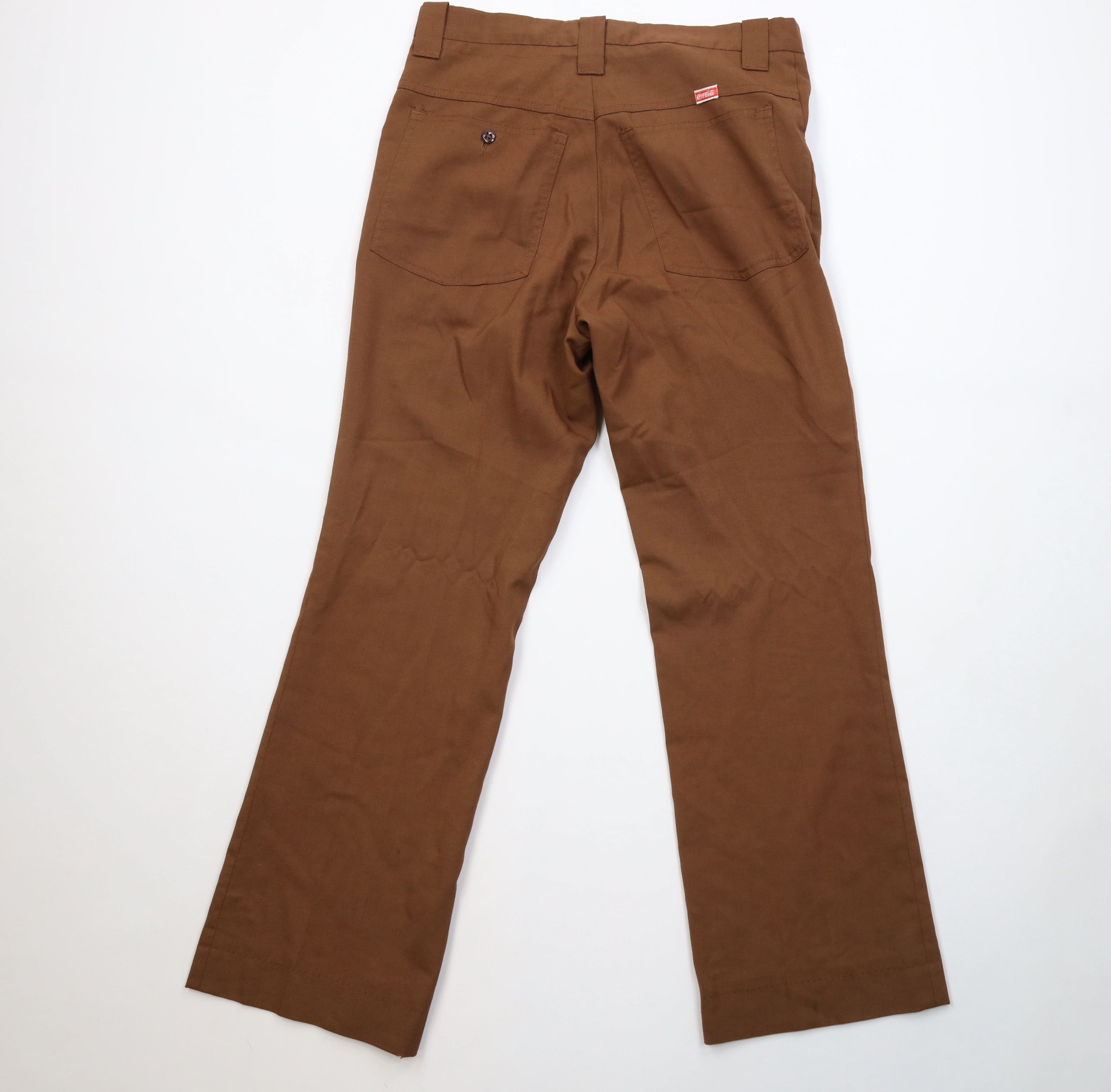 Coca Cola Vintage 70s Coca Cola Wide Leg Chino Pants Trousers USA Size US 32 / EU 48 - 9 Thumbnail