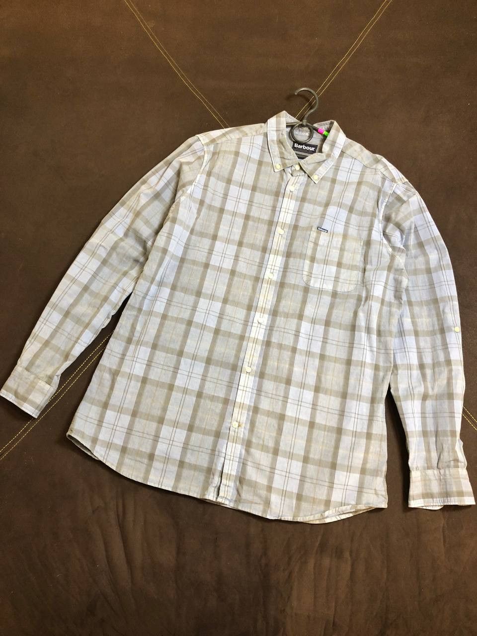 Barbour Barbour Men's Checkered Slim Fit Oxford Shirt Size US L / EU 52-54 / 3 - 1 Thumbnail
