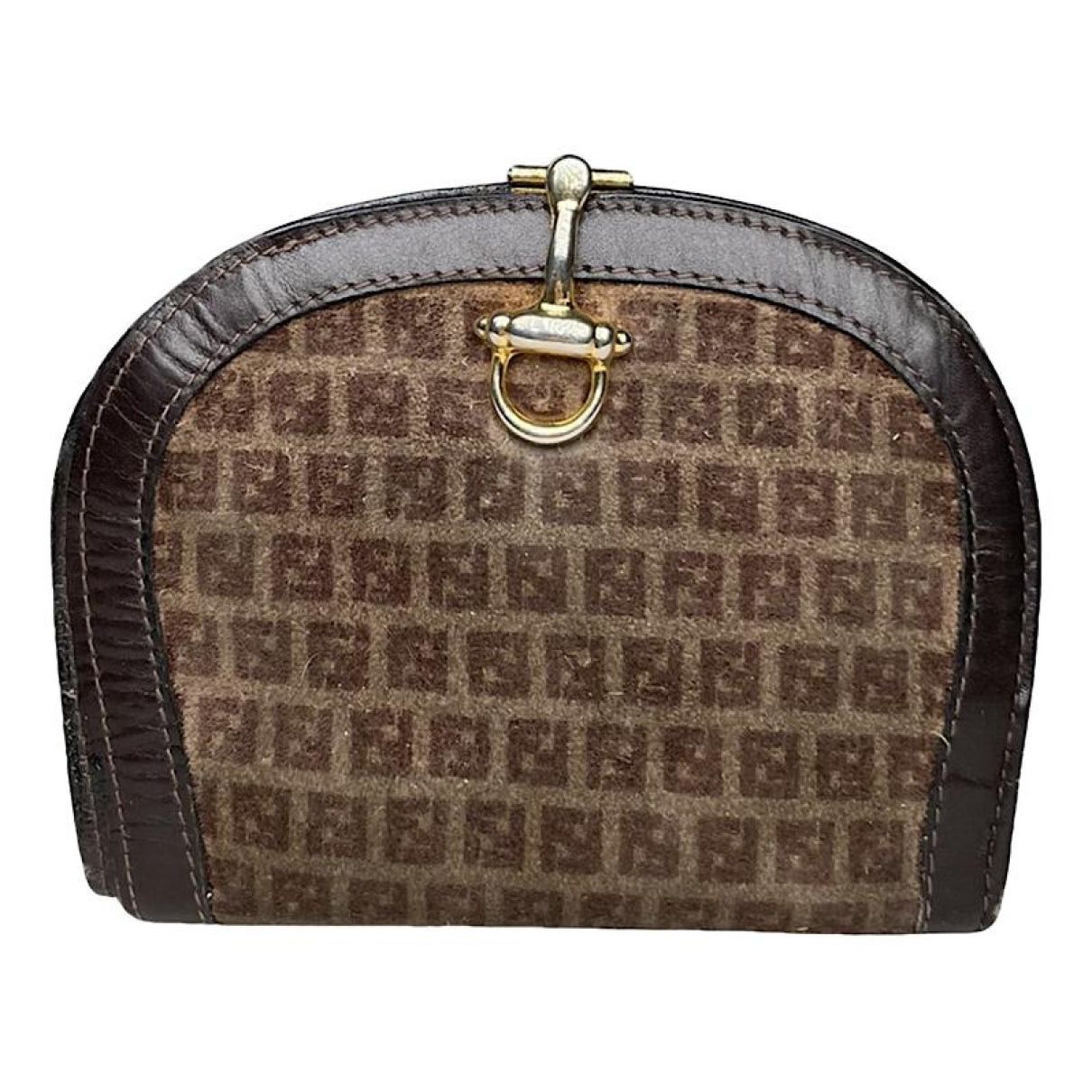 Fendi Baguette Brown Wool Wallet Size ONE SIZE - 1 Thumbnail