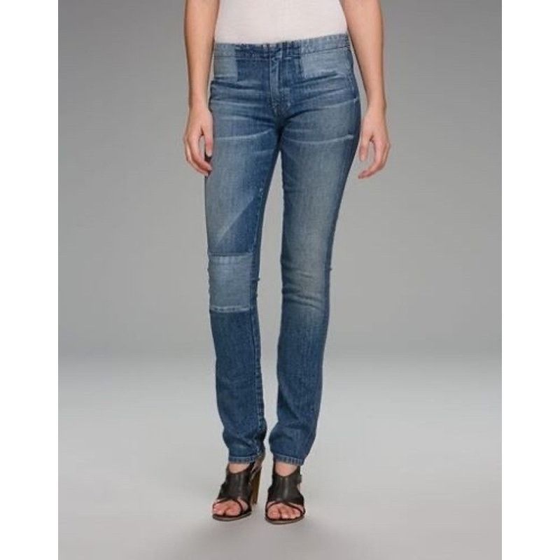 Vince Vince Patchwork Straight Leg Ankle Jeans - Size 26, Low Rise Size 26" / US 2 / IT 38 - 1 Thumbnail
