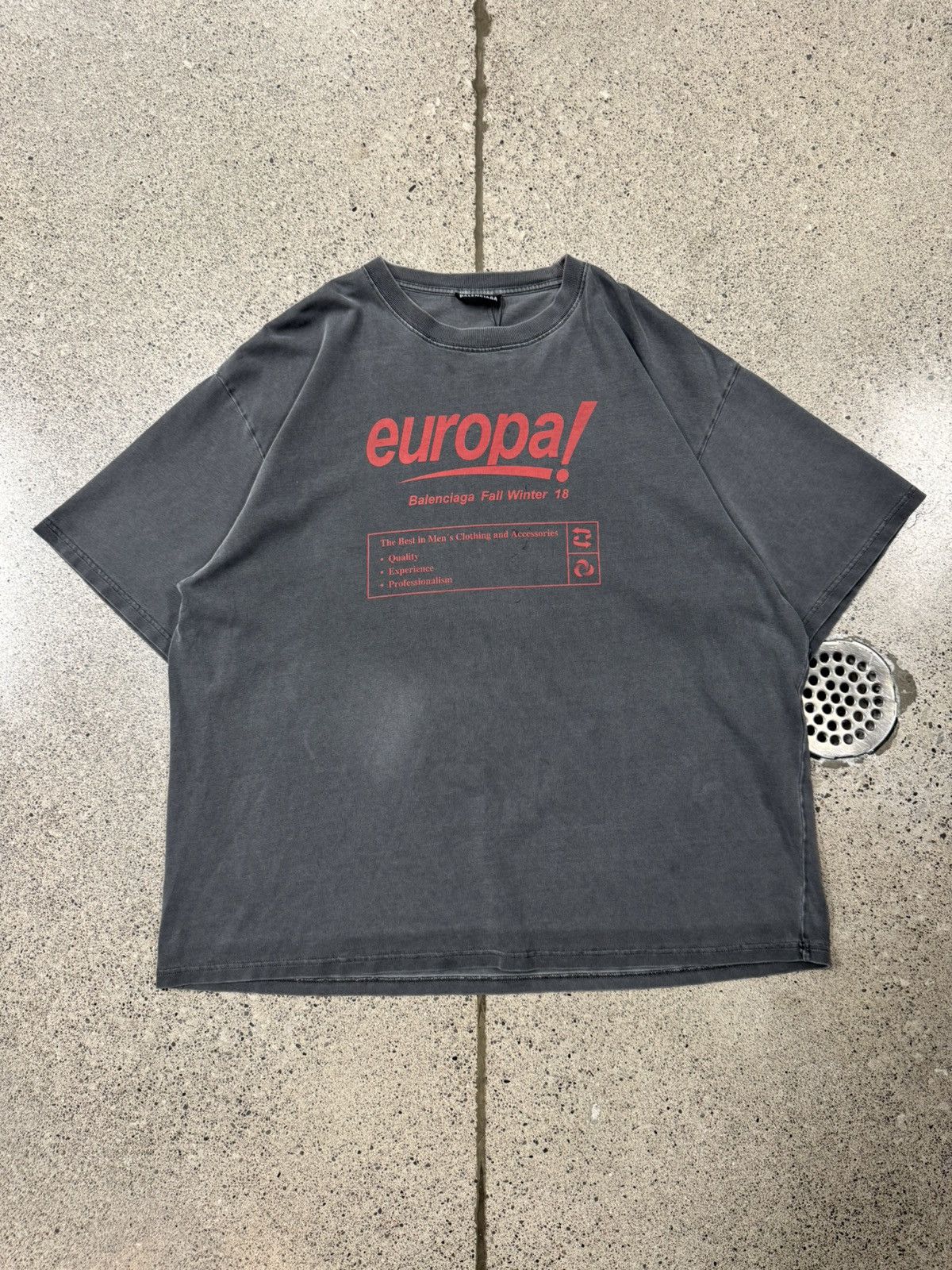 Balenciaga europa! フーディ グレー Balenciaga Europa | Grailed