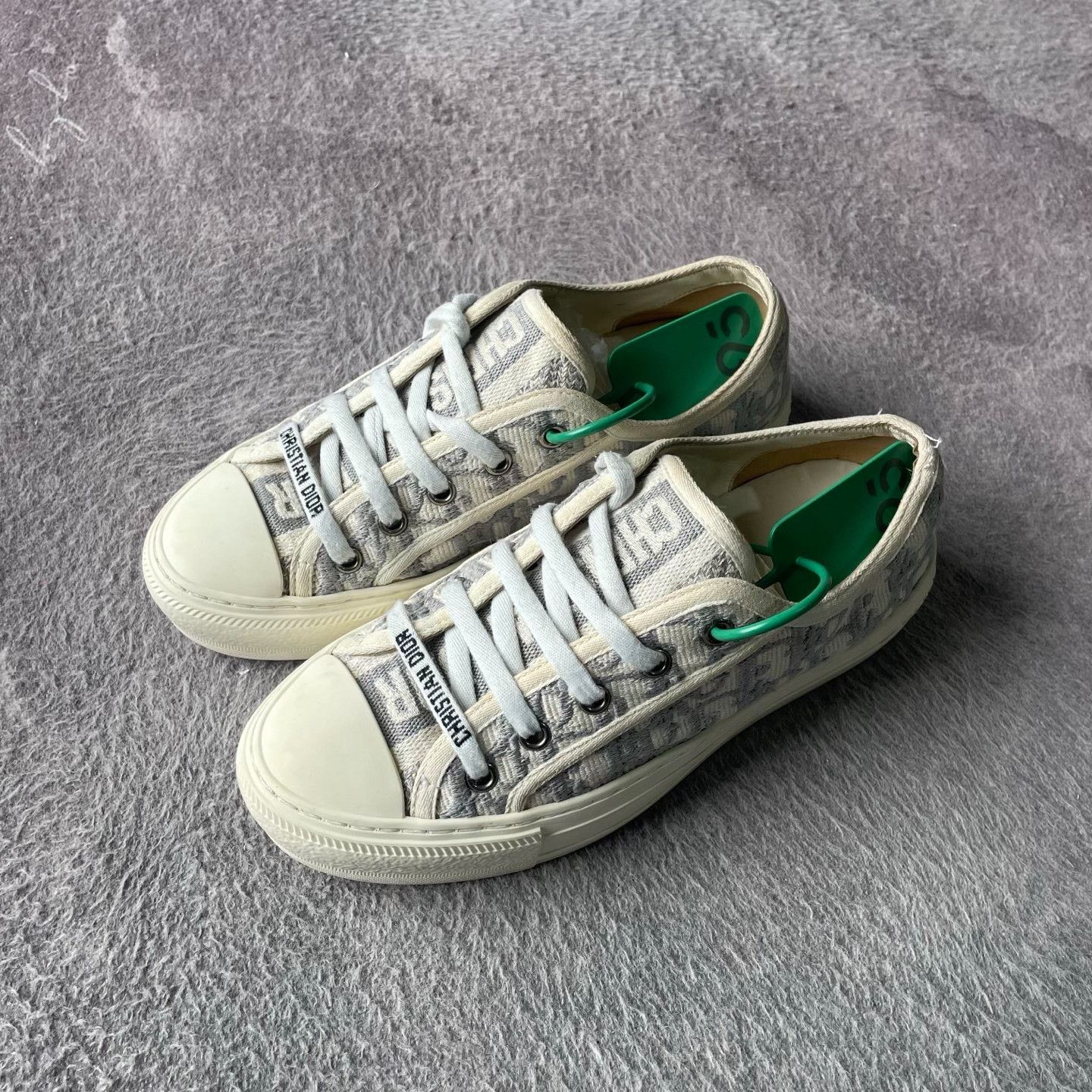 Dior Dior Gray Lowtop Sneakers S Women Size US 6 / IT 36 - 1 Thumbnail
