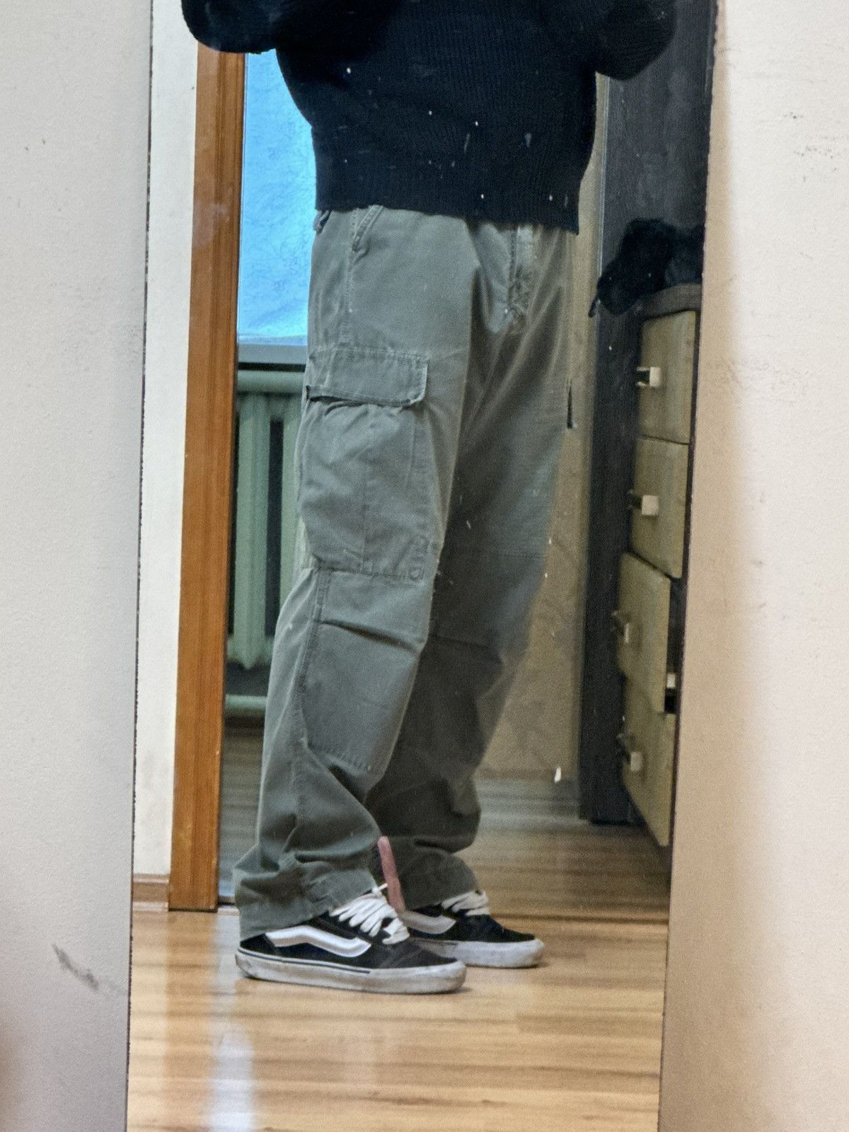 Carhartt Vintage 90s Carhartt Cargo Pants Multilpocket Olive Green L Size US 34 / EU 50 - 5 Thumbnail