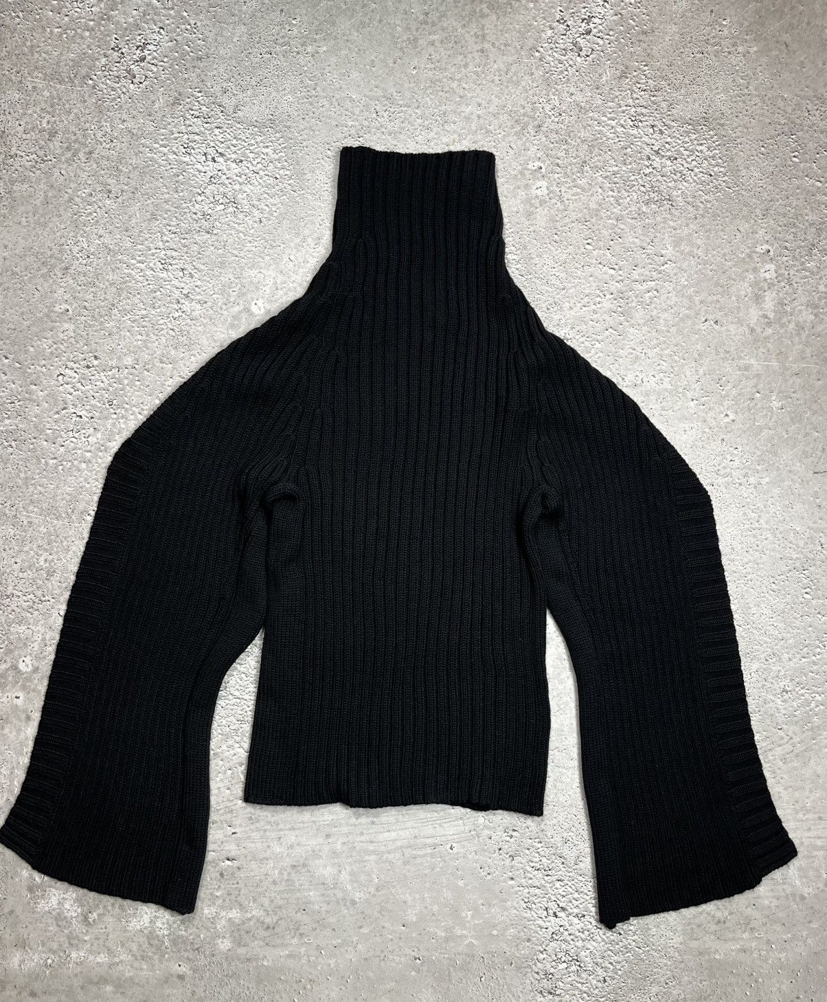 Yohji Yamamoto Y’s Yohji Yamamoto Unisex Heavy Knit Archive Open Sleeve Size US L / EU 52-54 / 3 - 14 Thumbnail