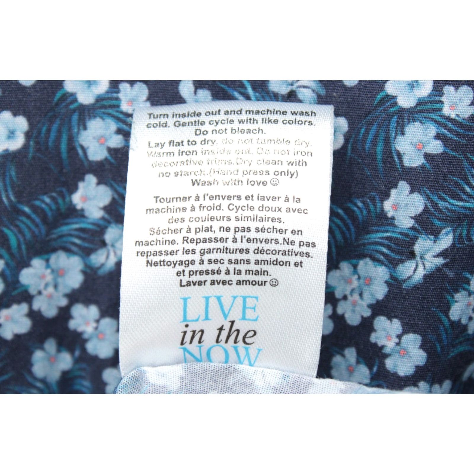 Vintage Stone Rose Button-Up Shirt Men's 2XL Blue Floral Long Sleeve Casual Business Size US XXL / EU 58 / 5 - 7 Thumbnail