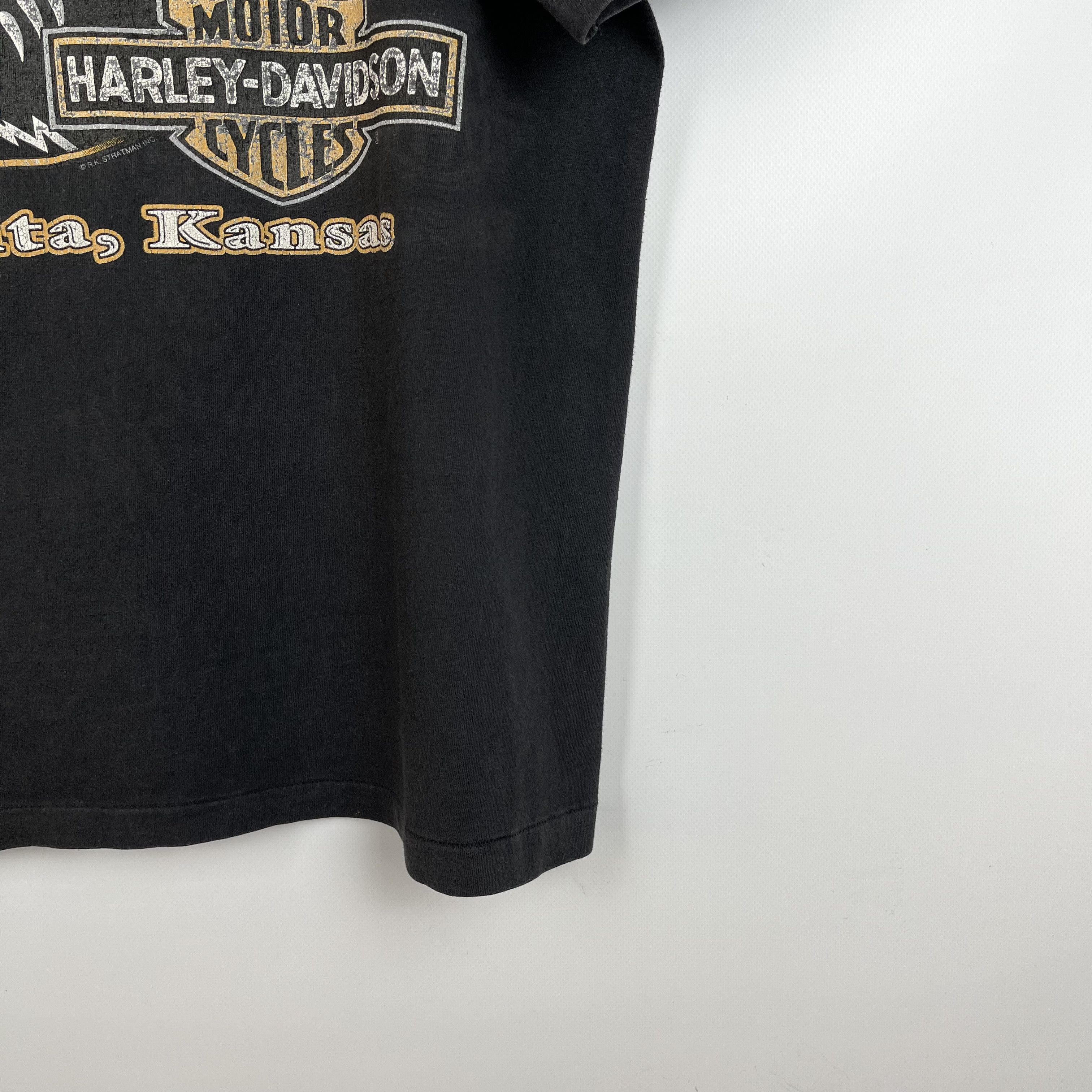 Harley Davidson Vintage Harley Davidson Wings Over America T Shirt 90’s Size US L / EU 52-54 / 3 - 16 Thumbnail