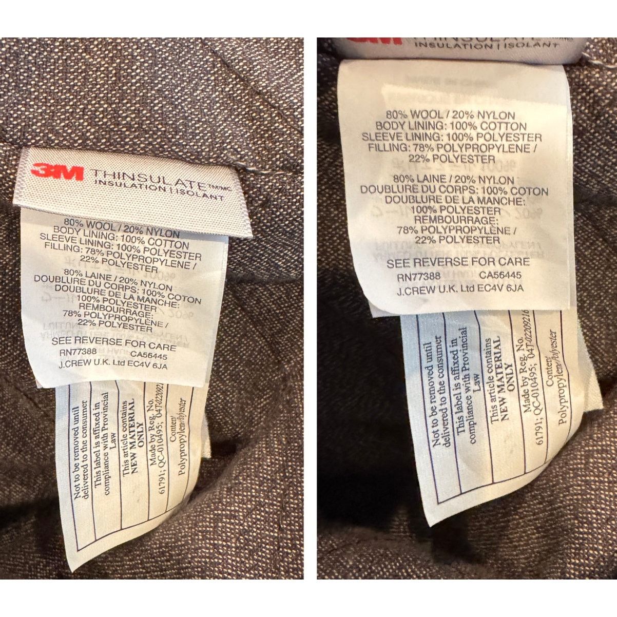 J.Crew J. Crew Dock Peacoat Thinsulate Wool Blend Coat Size Medium Size US M / EU 48-50 / 2 - 12 Thumbnail