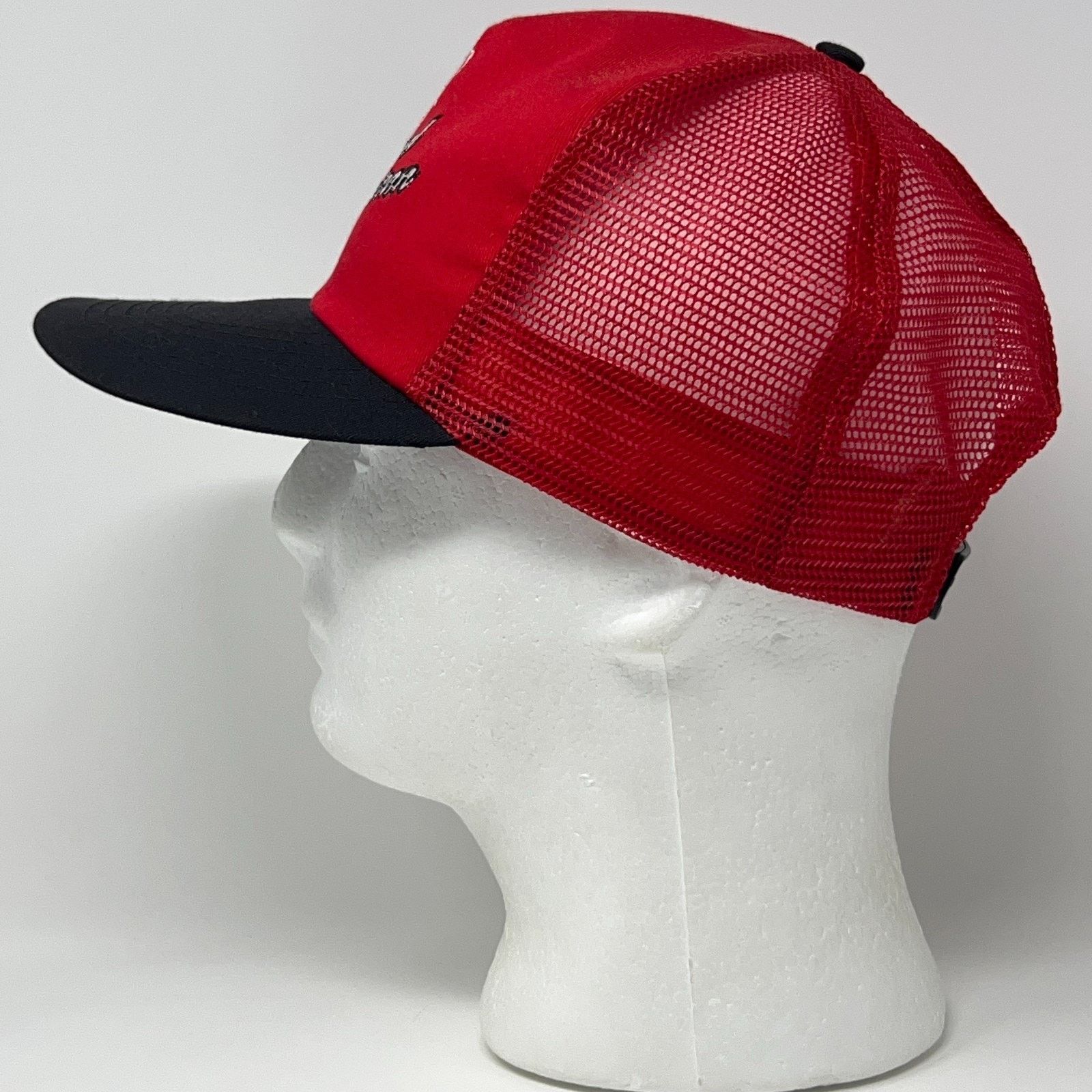 Vintage Vintage 90s Drummond American Trucker Hat Baseball Cap Red Size ONE SIZE - 6 Thumbnail