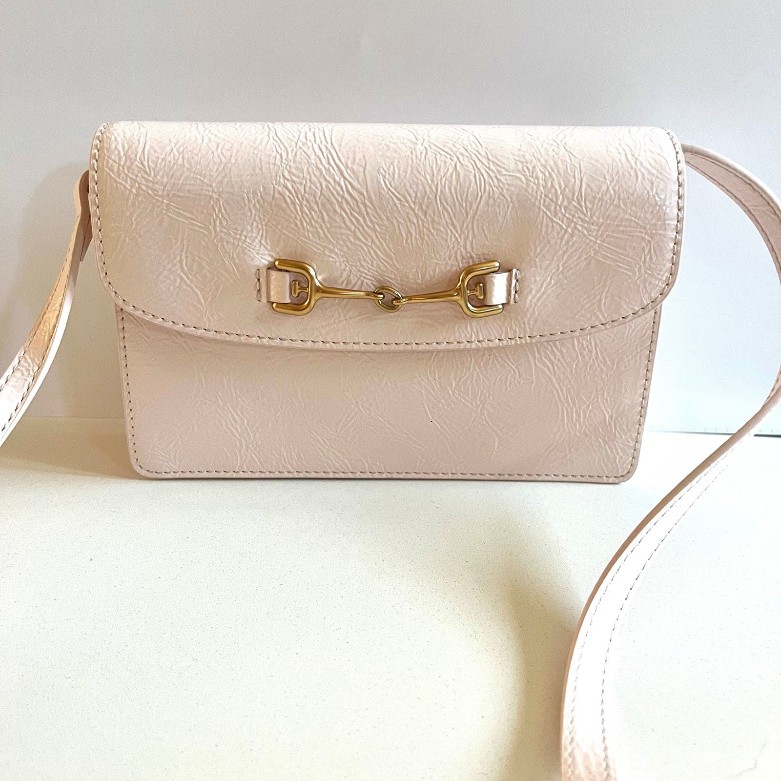 Sam Edelman SAM EDELMAN NWOT Patent Leather Textured, Loraine Mini Box Size ONE SIZE - 3 Thumbnail