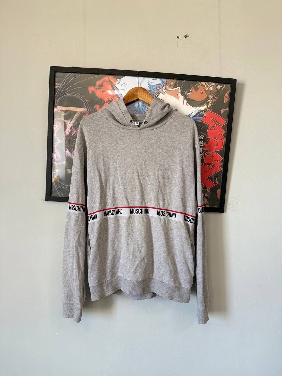 Moschino Vintage luxury Designer Moschino hoodie multi logo Size US L / EU 52-54 / 3 - 1 Thumbnail
