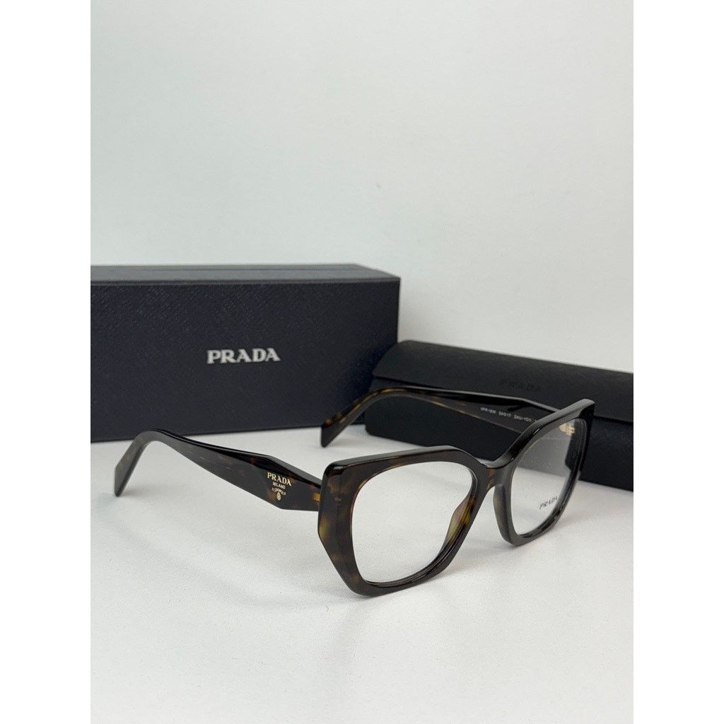 Prada NEW Prada PR18WV Eyeglass Frames in Havana Brown Size ONE SIZE - 4 Thumbnail