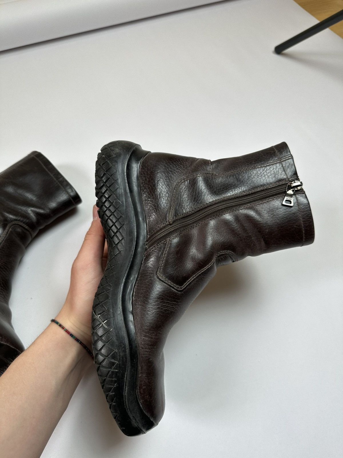 Prada Prada AW/FW 1999 Runway Boots Skiskolaer Size US 7.5 / IT 37.5 - 10 Thumbnail