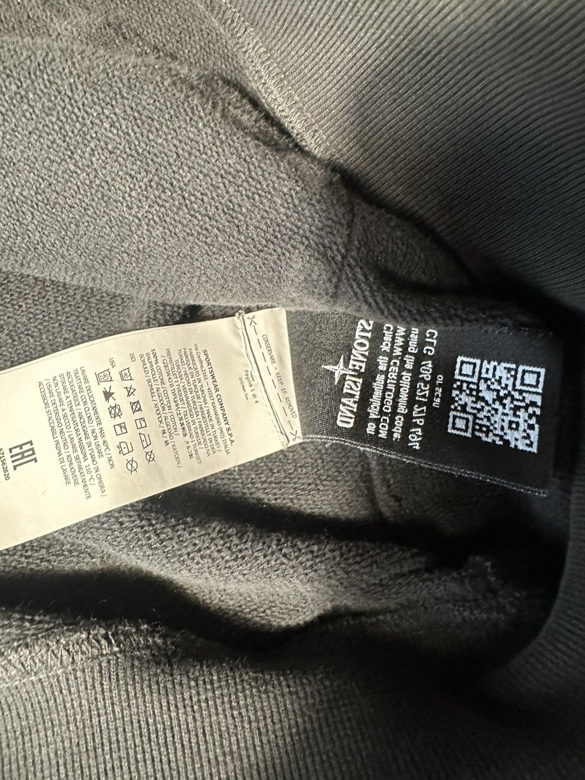 Stone Island Black/dark grey stone island sweatshirt Size US XL / EU 56 / 4 - 8 Thumbnail