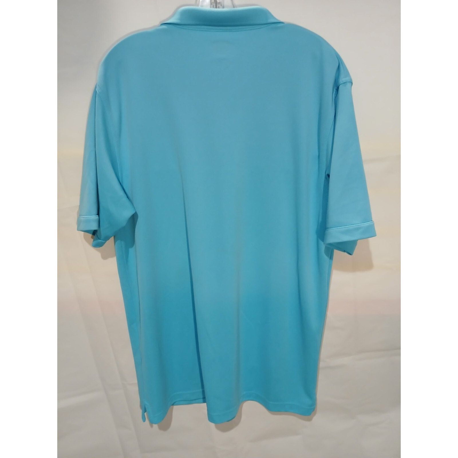 Callaway Callaway (XL) Blue Button Cotton Blend Collar Polo Shirt Size US XL / EU 56 / 4 - 1 Thumbnail