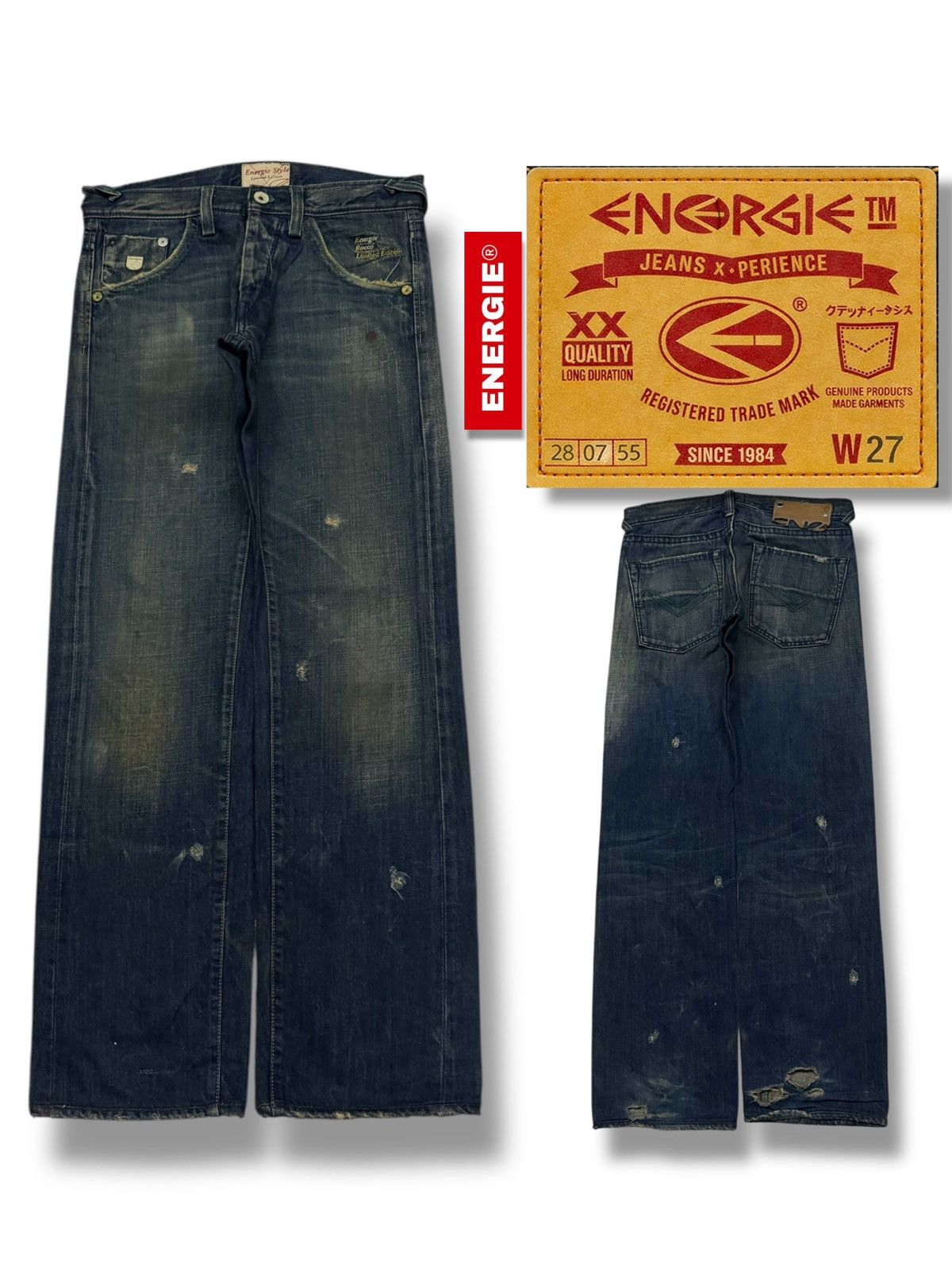 Energie Vintage Energie Style Rocco Italian Limited Edition | W33 Size US 33 - 1 Thumbnail