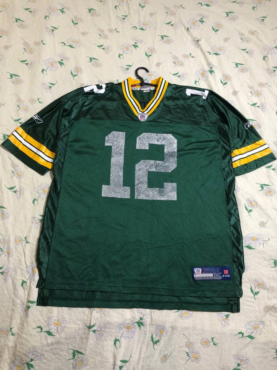 Reebok Aaron Rodgers Green Bay Packers Football Jersey Reebok Size US XXL / EU 58 / 5 - 1 Thumbnail