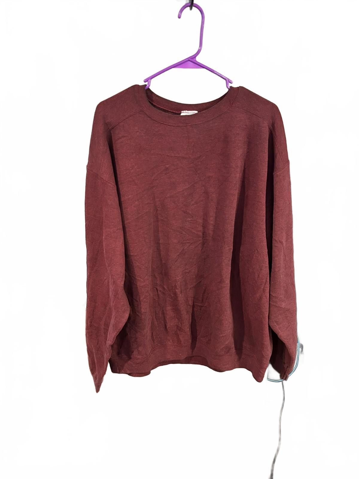 Wilson Vintage Wilson Men's Burgundy Crewneck Sweatshirt XXL Size US XXL / EU 58 / 5 - 1 Thumbnail