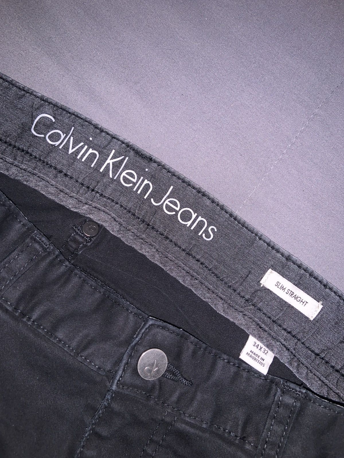Calvin Klein Men’s Calvin Klein Pants 34x32 Black Size US 34 / EU 50 - 5 Thumbnail
