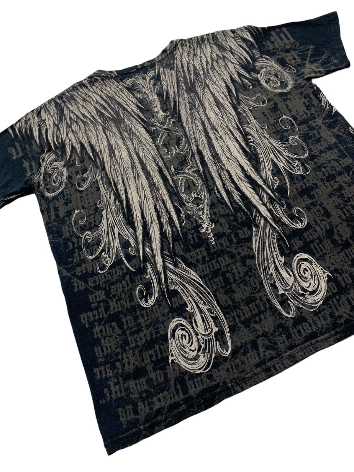 Affliction × Hysteric Glamour × If Six Was Nine Apprime Crazy Goth Poems Affliction style Y2k Tshirt Size US L / EU 52-54 / 3 - 13 Thumbnail