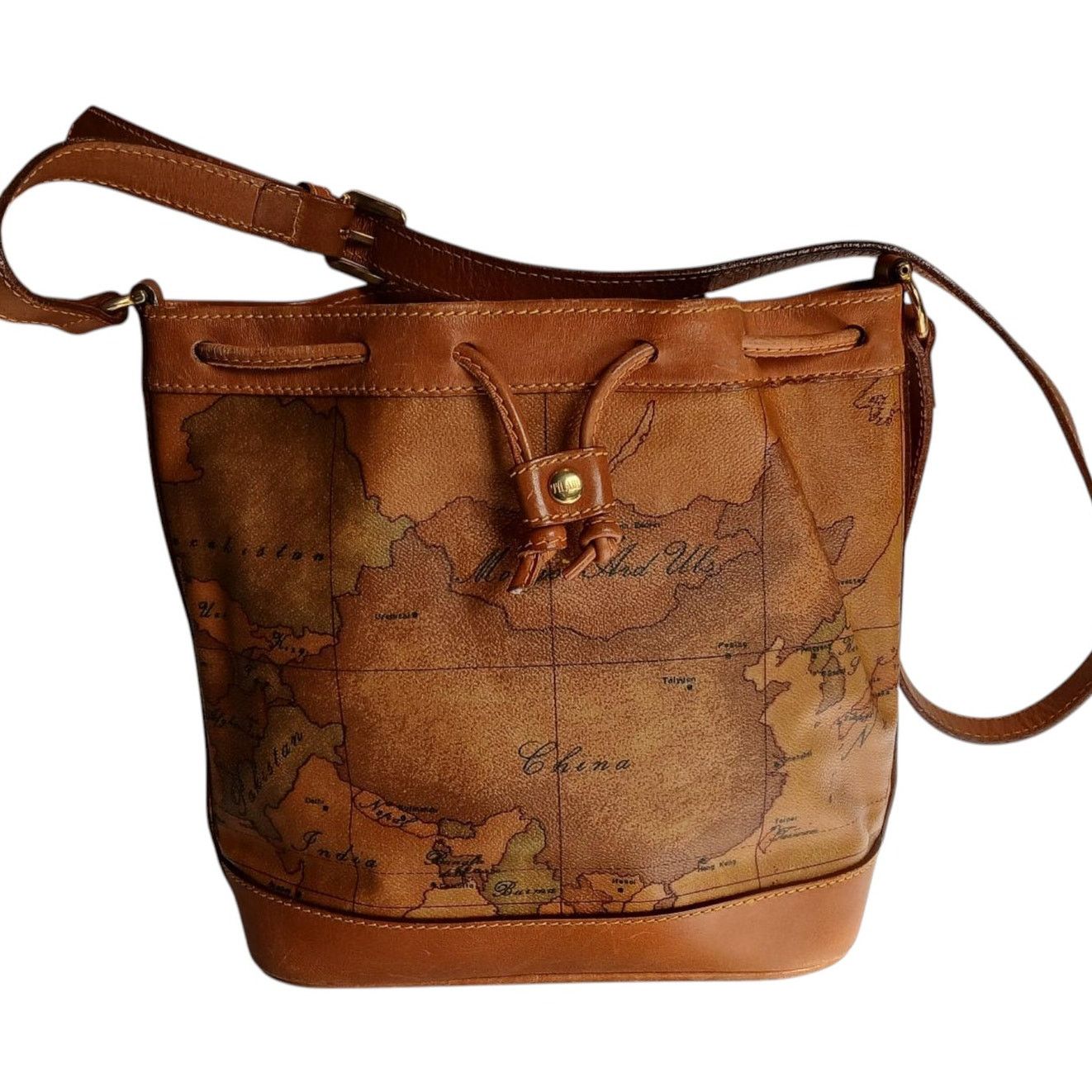 Alviero Martini Authentic Alviero Martini Classe World Map Bucket Bag Size ONE SIZE - 23 Thumbnail