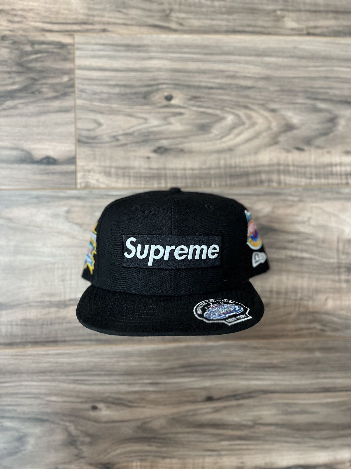 Supreme Supreme FW 2010 woolrich box logo new era fitted cap | Grailed