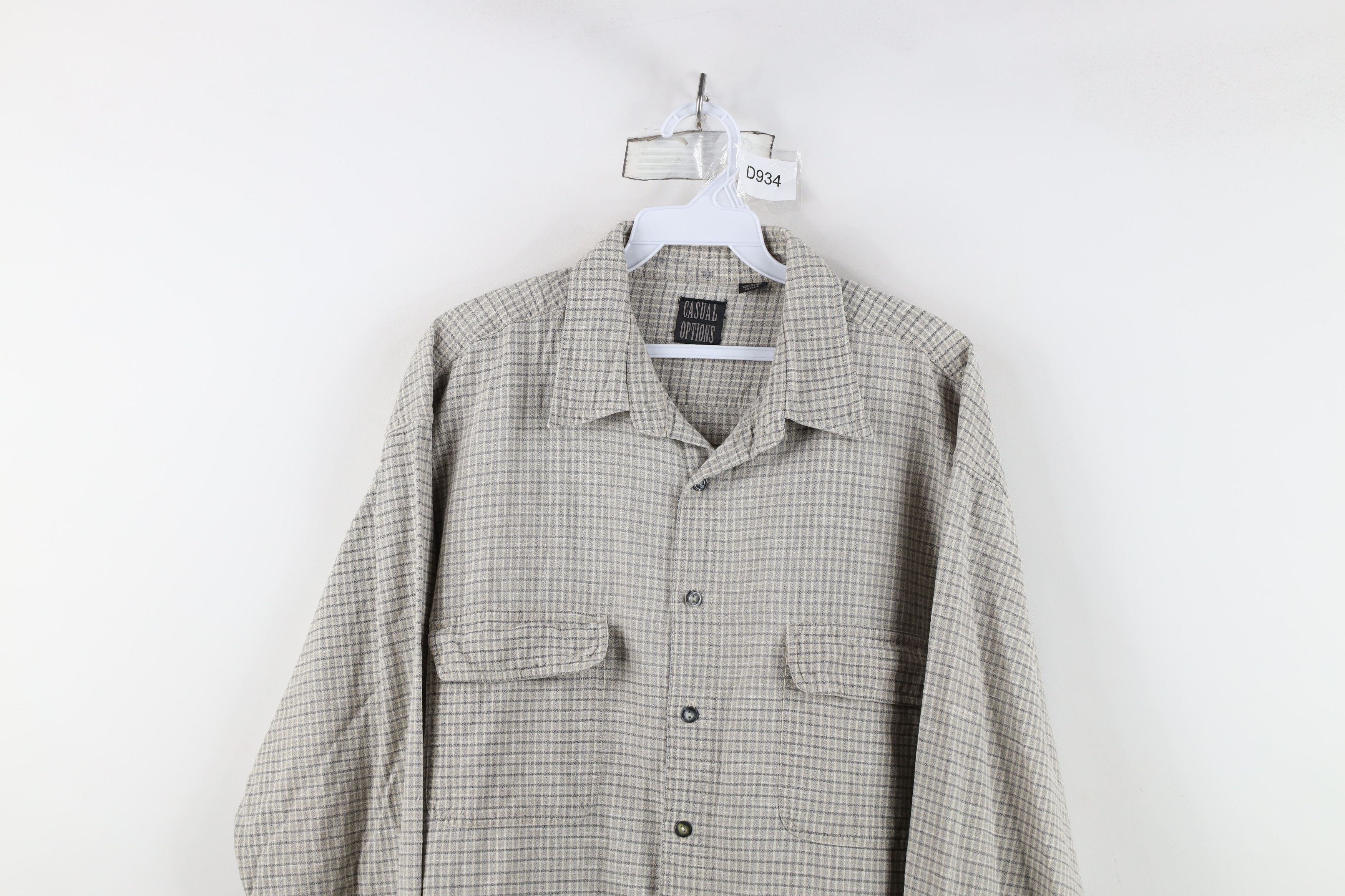 Vintage Vintage 90s Streetwear Fit Board Collared Button Shirt Plaid Size US XL / EU 56 / 4 - 2 Thumbnail