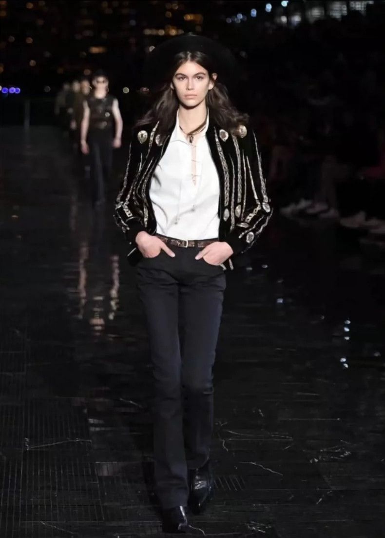 Saint Laurent Paris Saint Laurent Paris size 37 19SS New Year Embossed Bandage Size US M / EU 48-50 / 2 - 7 Thumbnail