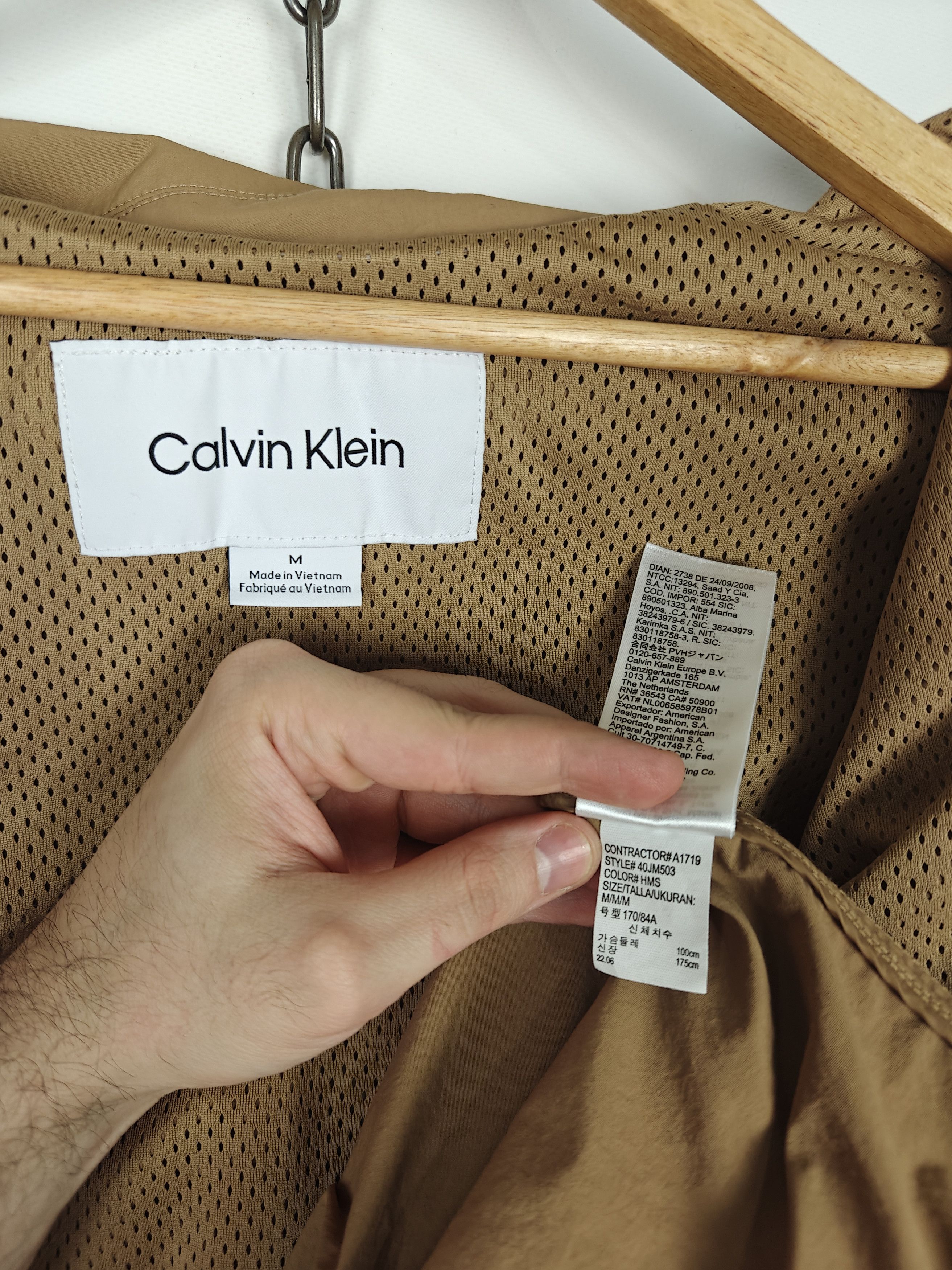 Calvin Klein Calvin Klein Trench Jacket Light Brown size M Size US M / EU 48-50 / 2 - 9 Thumbnail