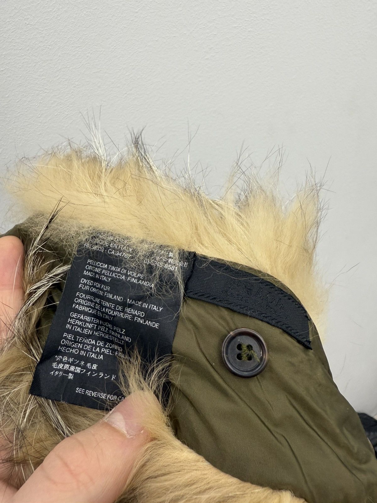 Prada Prada Nylon Fox Fur Trim Down Puffer Coat Jacket Size L / US 10 / IT 46 - 11 Thumbnail