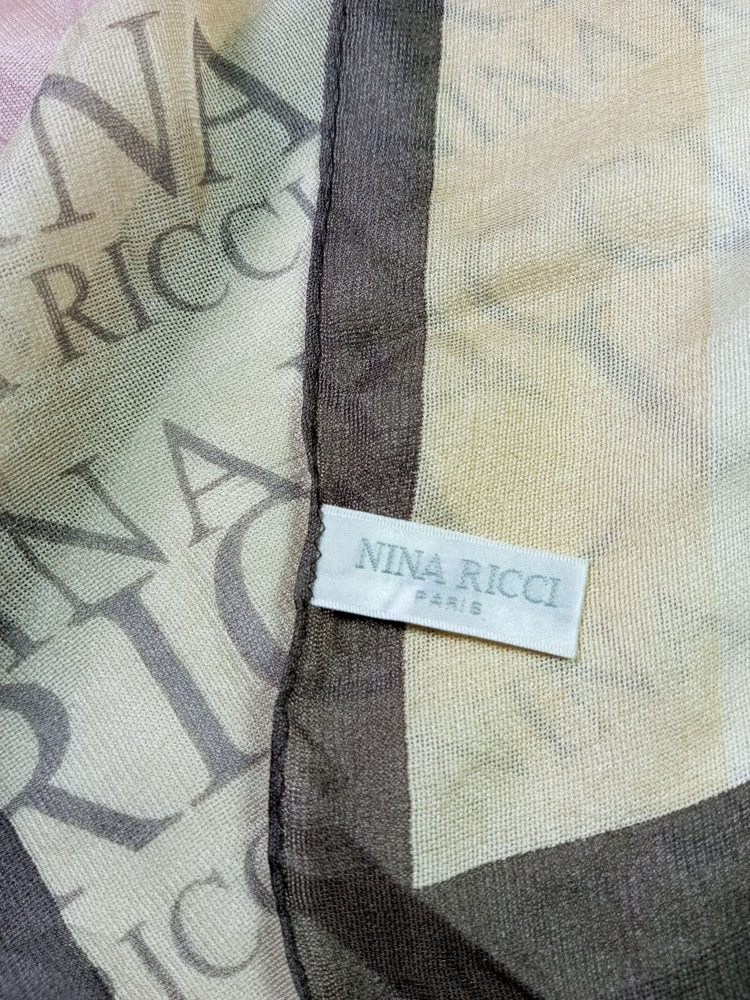 Japanese Brand × Nina Ricci Nina Ricci Silk Scarf Size ONE SIZE - 7 Thumbnail