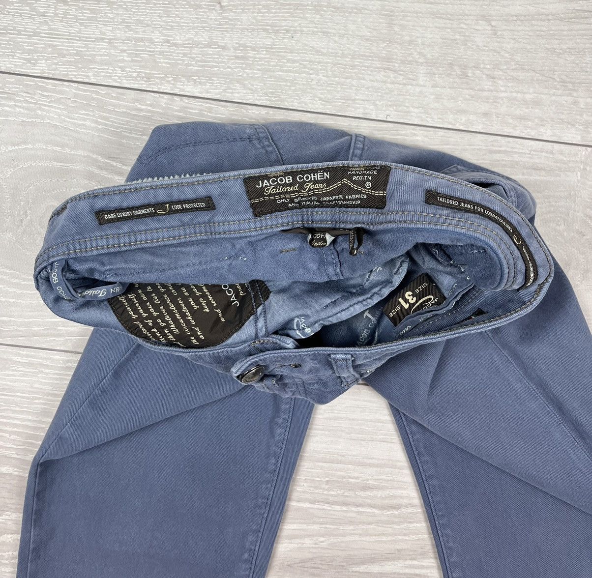 Jacob Cohen Jacob Cohen Luxury Hand Made Straight Blue Pants Jeans 31 sz Size US 31 - 13 Thumbnail