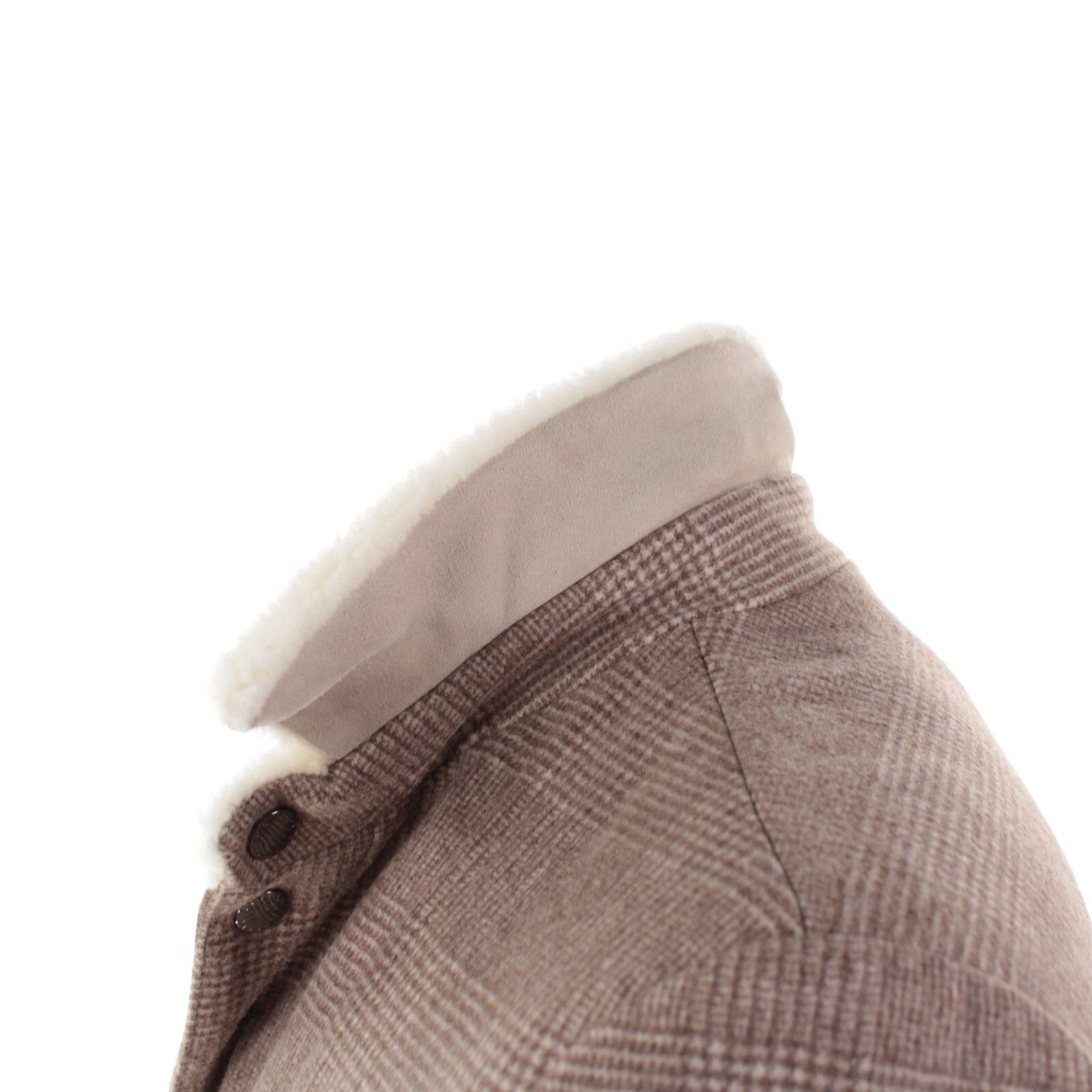 Luciano Barbera Luciano Barbera Overshirt Size M US In Beige Wool Size US M / EU 48-50 / 2 - 7 Thumbnail