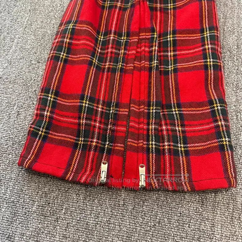 Fear of God fear of god 5th main line red plaid wool school pants Size US 32 / EU 48 - 6 Thumbnail