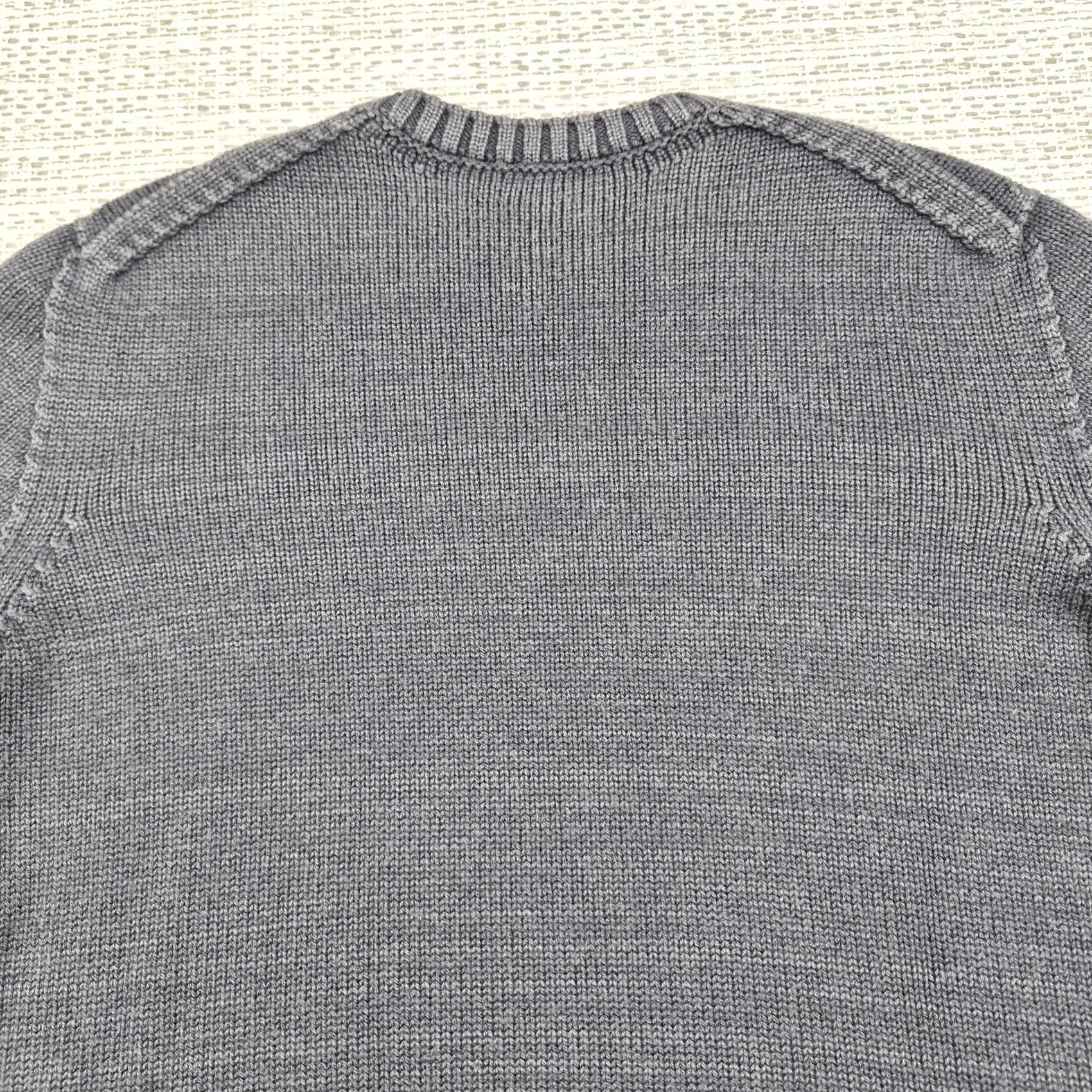 Drumohr Drumohr Sweater Mens Medium Gray Merino Wool Crewneck Pullover Made Italy Size US M / EU 48-50 / 2 - 7 Thumbnail