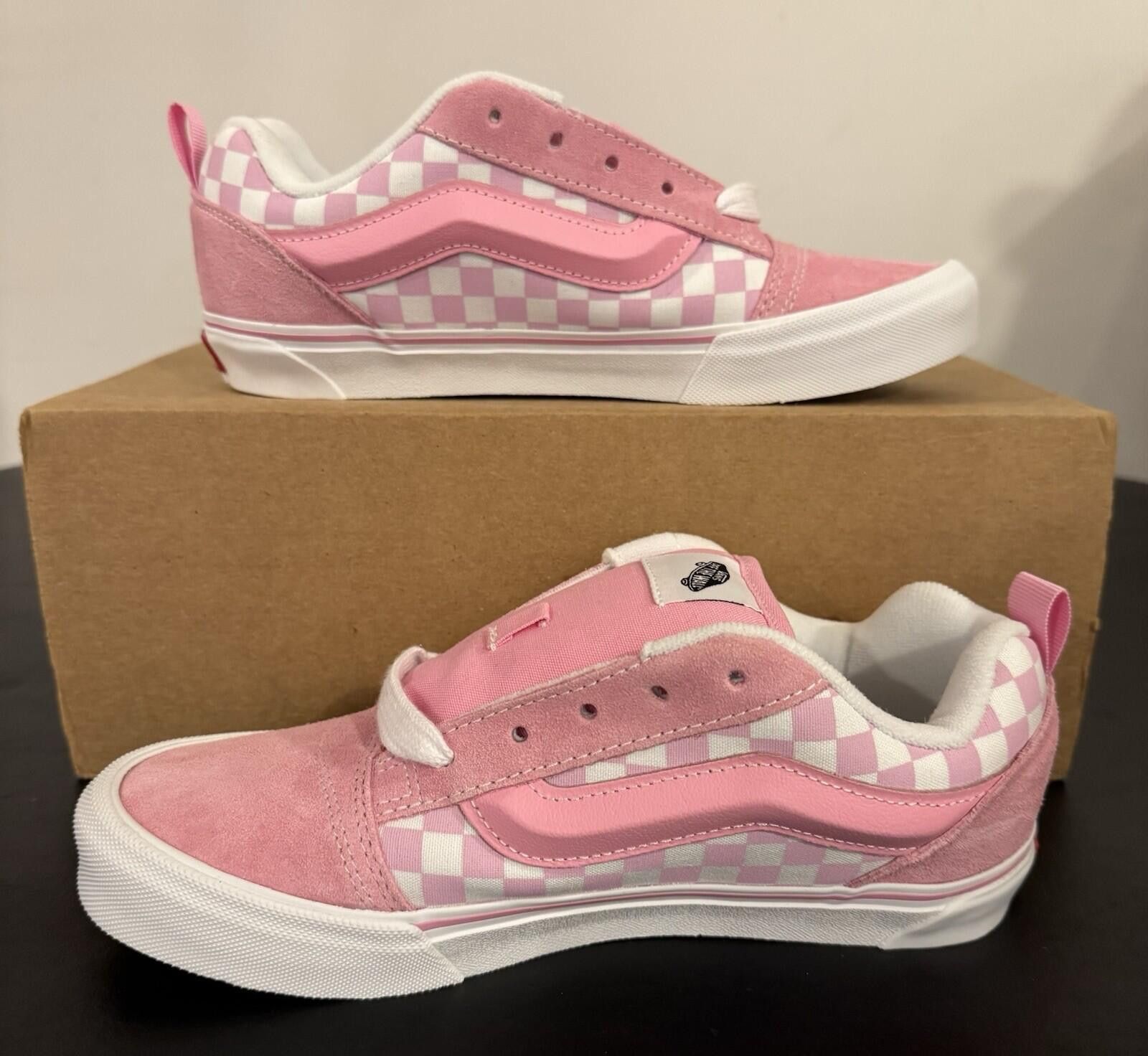 Vans Vans Knu Skool Checkerboard Pink White VN000D2T2W0 Size US 6.5 / EU 39-40 - 3 Thumbnail