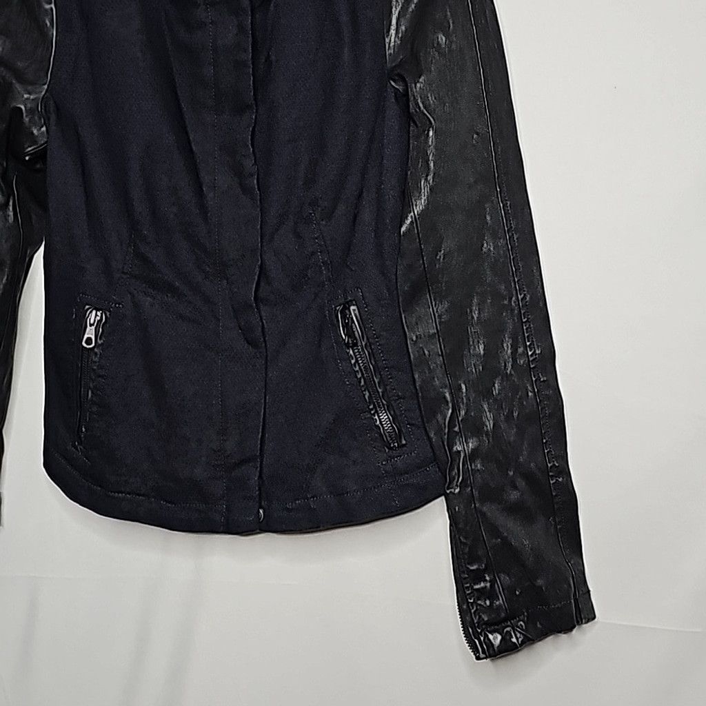 Joe's Joe's Jeans Tillie patent leather moto jacket zippers Small Size S / US 4 / IT 40 - 4 Thumbnail