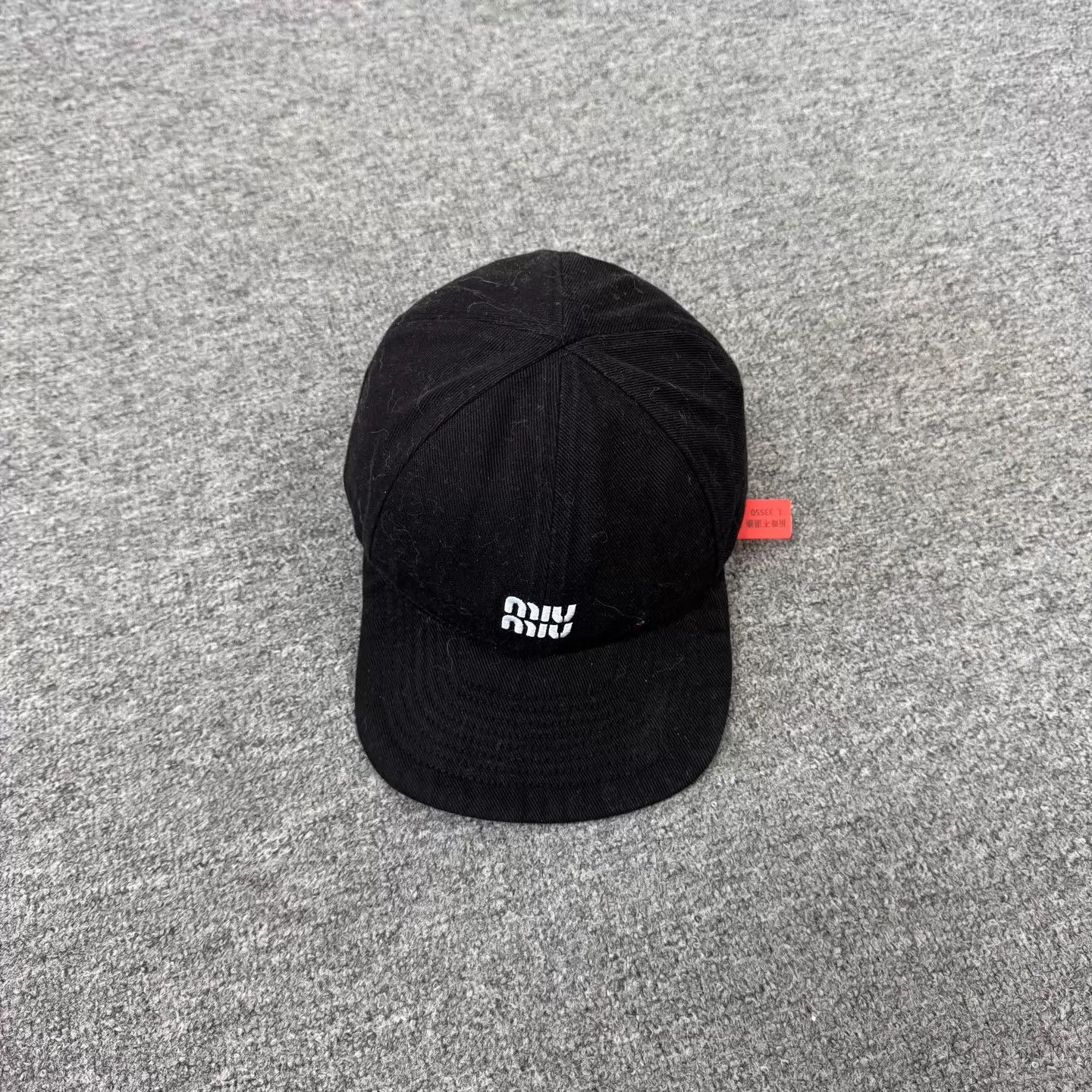 Miu Miu MIU MIU Logo Embroidered Corduroy Baseball Cap 99 New Size ONE SIZE - 2 Thumbnail