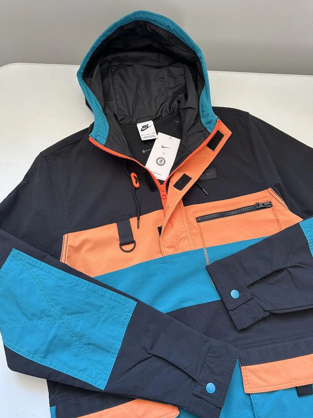 Nike FC Chelsea Nike Light Anorak Jacket Hooded Oversized Size US S / EU 44-46 / 1 - 6 Thumbnail