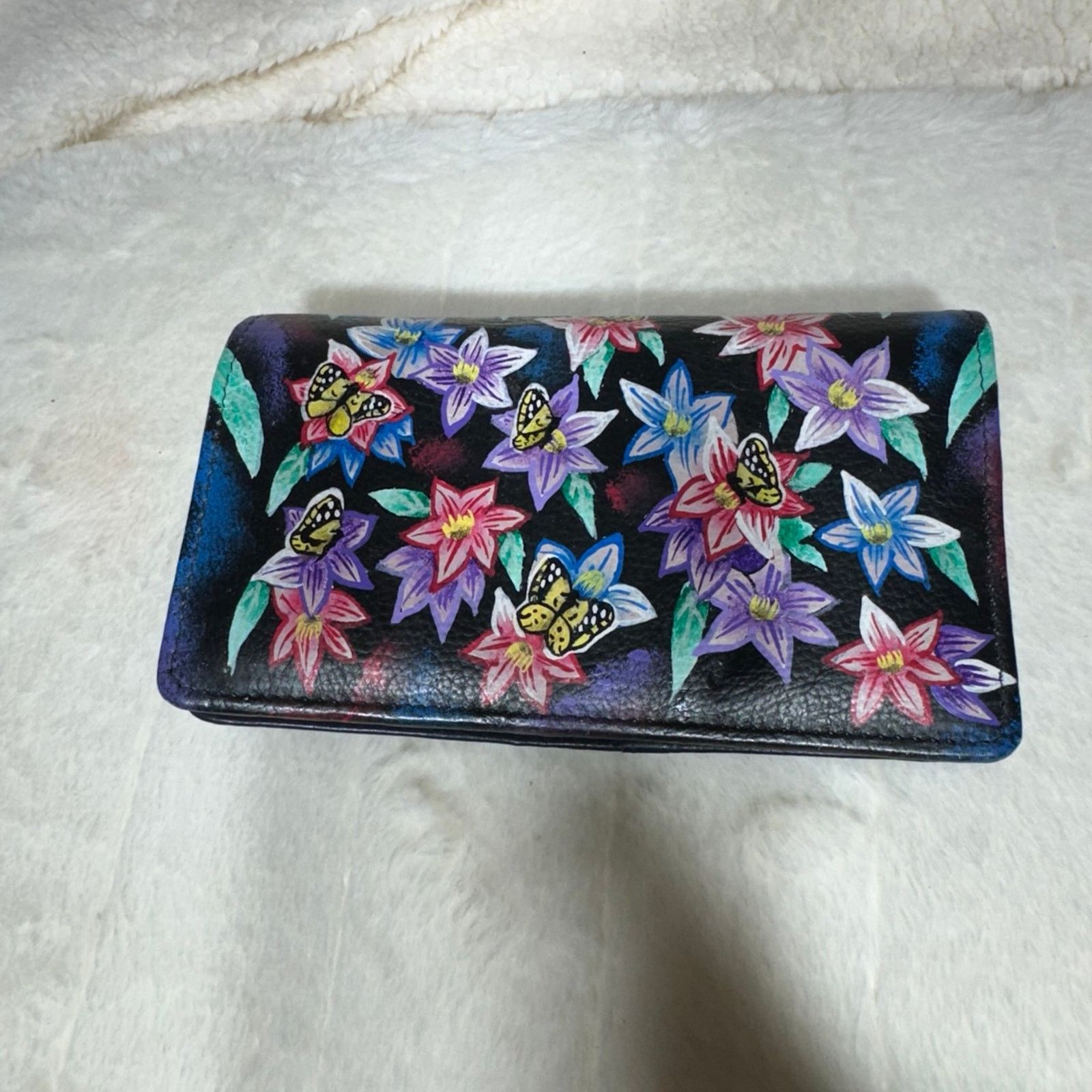 NBDN Nobrandedon Magnifique hand painted leather wallet Size ONE SIZE - 1 Thumbnail